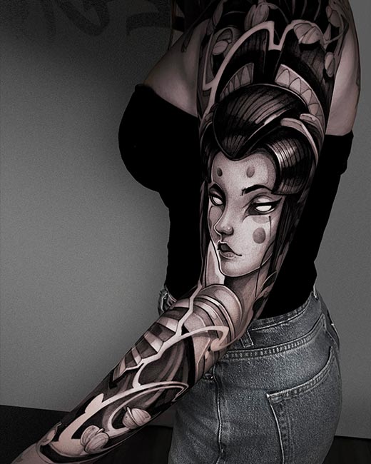 Dmitrii Uglyx tattoo work