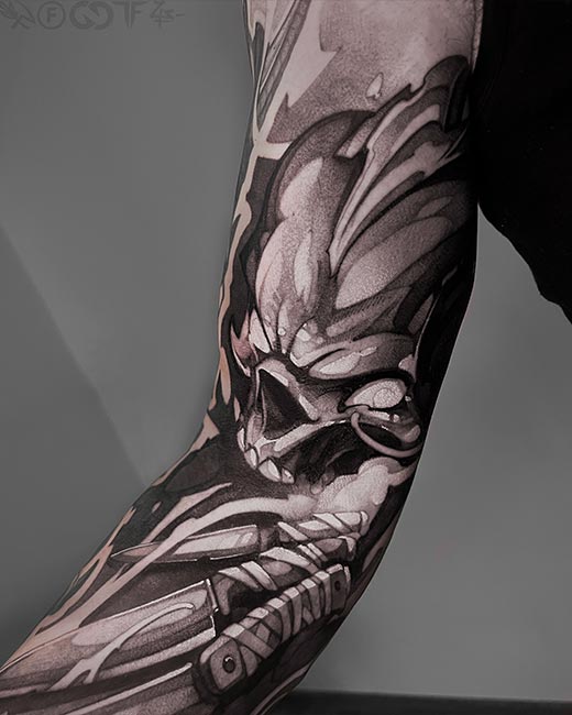 Dmitrii Uglyx tattoo work